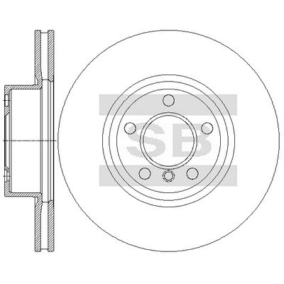 Тормозной диск  SD5226 SD5226 SANGSIN