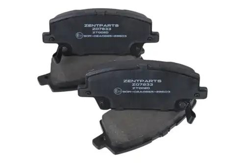 колодки тор. диск. перед. с антиск. пл.! (P28037)\ Honda Civic VII 1.4-2.2 06> Z07833 ZENTPARTS