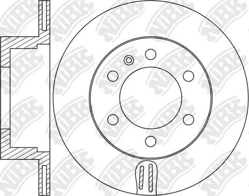Диск тормозной задний GM Trail Blazer 31UX 12 RN1636 RN1636 NIBK