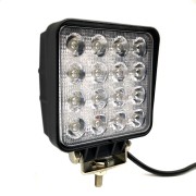 фара светодиодная! WL-148CS (дальн. свет, кв. мет.корп. 16 LED, 48W)\ 5201 VYMPEL