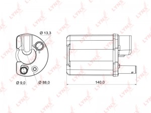 Фильтр топливный HYUNDAI Elantra (00-) LYNX LF-958M LYNXAUTO