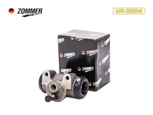 Цилиндр тормозной задний ГАЗ 3307, 3309, 53, ПАЗ (без АБС) 43013502040 ZOMMER