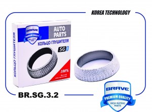 Кольцо глушителя BR.SG.3.2 8200520353 Largus K4M 16V, Duster 10-,Logan,Sandero { BRSG32 BRAVE