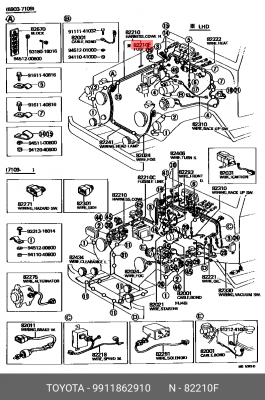 ПРЕДОХРАНИТЕЛЬ 7,5A 99118-62910 TOYOTA