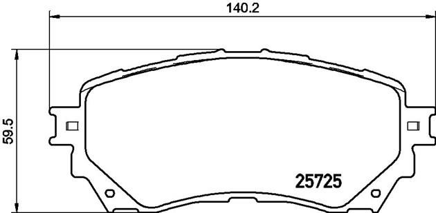 P49048 колодки дисковые передние!\ Mazda 6 2.0/2.2D 12> P49048 BREMBO