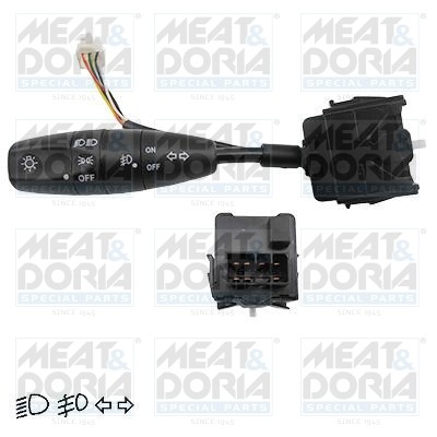 Переключатель подрулевой DAEWOO Matiz (98-) CHEVROLET Lanos (97-) левый MEAT&DOR 23309 MEAT DORIA