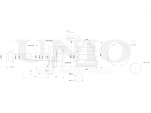 ШРУС внешний CVJ-20224 UNIO