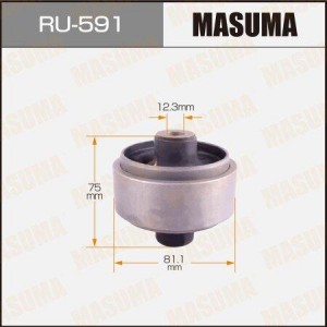 сайлентблок зад. подв. рычага продол. пер.!\Mitsubishi Outlander 2.0/2.4 02> RU-591 MASUMA