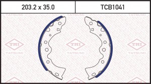 Колодки тормозные барабанные NISSAN Almera Classic 06- TCB1041 TCB1041 TATSUMI