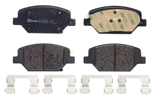 Колодки тормозные дисковые P07007 P07007 BREMBO