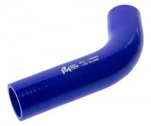 Патрубок ГАЗ-3110,3302 термостата (L=180мм,d=38) синий силикон MEGAPOWER 130-16-049 MEGA POWER