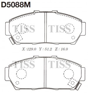 Колодки тормозные дисковые D5088M D5088M MK KASHIYAMA