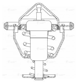 Термостат GEELY Atlas (18-) LUZAR LT3019 LUZAR