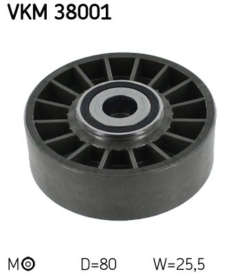 ролик нат. г/у ! \ MB W124/W201/Vito/Sprinter 1.8-2.5/2.0D-3.0TD 83> VKM38001 SKF