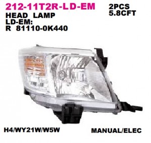 HILUX '11- ФАРА ПРАВ +/- П/КОРРЕКТОР (DEPO) 21211T2RLDEM DEPO