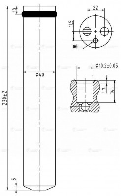 Осушитель кондиционера NISSAN Maxima (99-08) LUZAR LCR 1162 LUZAR
