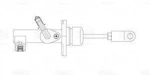 Цилиндр сцепления главный CF 815 TRIALLI