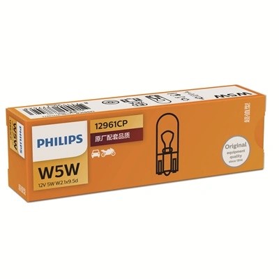 W5W 12VX5W W2.1x9.5d 12961CP PHILIPS