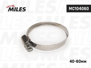 Хомут червячный 40-60/9 мм. (нержавеющая сталь) MC104060 MC104060 MILES