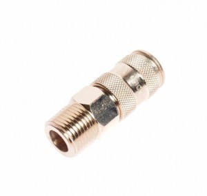 Переходник для компрессора M1/2" быстросъемный с клапаном наружная резьба JTC JTC-D40SMA JTC TOOLS