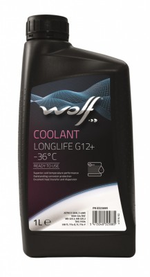 WOLF COOLANT LONGLIFE G12+ -36°C 1L заменен на 50151 G12+ LL -36°C 8325885 WOLF