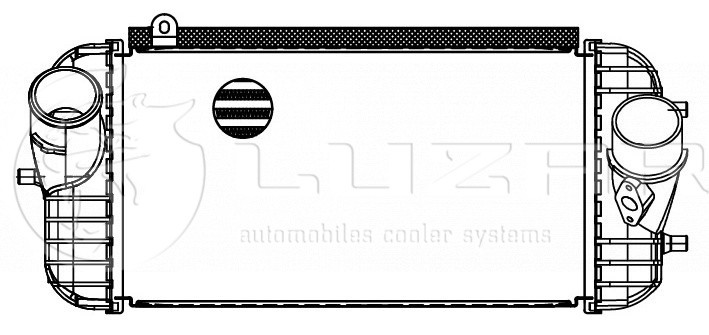 ОНВ (радиатор интеркулера) для а/м Kia Sorento (14-)/Hyundai Santa Fe (12-) 2.0D LRIC0820 LUZAR