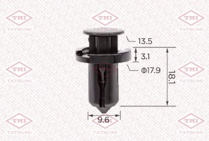 КРЕПЛЕНИЕ БАМПЕРА NISSAN PRIMERA P11E 96-02 TJB1021 TATSUMI
