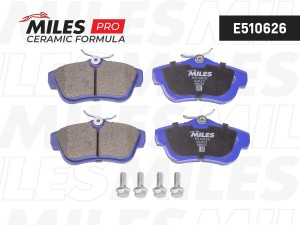 Колодки тормозные задние (Смесь CERAMIC серия PRO) CITROEN JUMPY/FIAT SCUDO/PEUG E510626 MILES