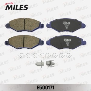 Колодки тормозные передние (Смесь CERAMIC серия PRO) PEUGEOT 206/206SW 01(без AB E500171 MILES