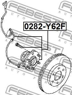 Ступица передняя NISSAN PATROL Y62 2010- 0282-Y62F 0282-Y62F FEBEST