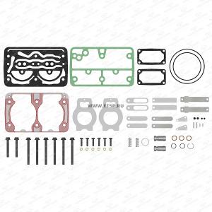 РМК компрессора прокладки LP4930/34/57/62/64/65/85 В составе:; Резиновые проклад RK.01.083.01 YUMAK