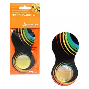 ароматизатор подвесной гелевый 'восьмерка'! ваниль\ AF-D01-VA AIRLINE