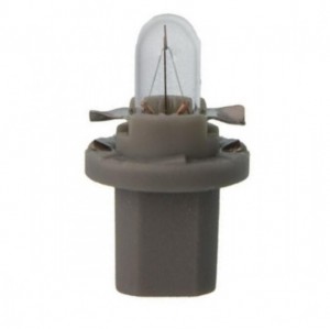Лампа 24V 1.2W BAX8.3d/1.35 серый патрон Plastic Base NARVA 170383000 NARVA