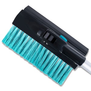 Щетка со скребком телескопическая 64-92см поворотная черно-бирюзовая AVS A80932S AVS