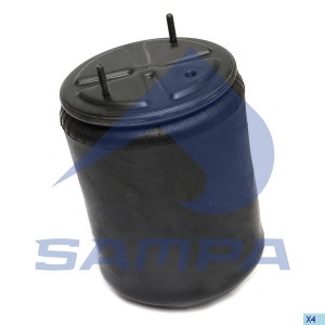 Пневморессора VOLVO (металлический стакан) (3 шп. M10мм,1 штуц. M16х1.5мм) SAMPA SP556760K SAMPA