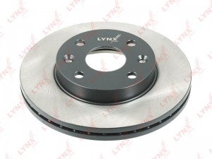 Диск тормозной KIA Rio (00-05) (1.3/1.5) передний (1шт.) LYNX BN-1061 LYNXAUTO