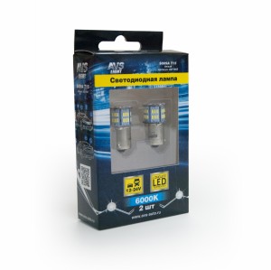 к-т ламп! светодиодных S009A T15, белый(BA15S) 54SMD 3014 10-30V 1 contact, коро A07186S AVS
