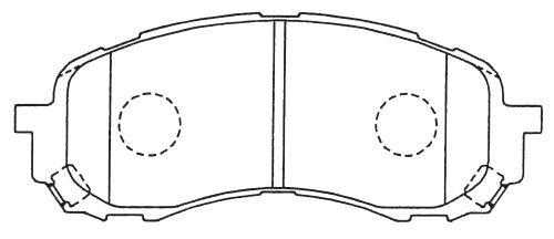 Замена на D7058H Колодки тормозные дисковые пер. Subaru Impreza 1.5,1.6 00- D705 D7058 MK KASHIYAMA