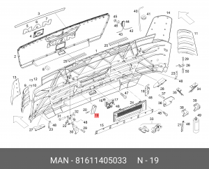 Держатель MAN 81611405033 MAN