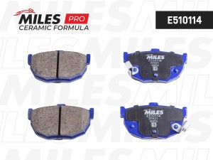 Колодки тормозные задние (Смесь CERAMIC серия PRO) HYUNDAI ELANTRA 00-/LANTRA 90 E510114 MILES