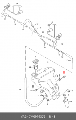 VW PASSAT [B5] (1996-2000)/AUDI A3 (8L1) (1996-200 7M0 919 376 VAG