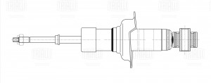 Амортизатор Nissan Almera (95-) после 08.97 г.в. задн. (AG 14515) AG 14515 TRIALLI