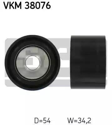 ролик обводной!\ MB W164 3.0 05>/W251 3.0 06> VKM38076 SKF