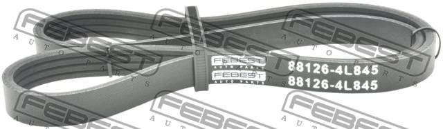 Ремень поликлиновой 4 клина 88126-4L845 88126-4L845 FEBEST