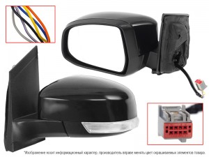 Зеркало FORD FOCUS II 08-11 LH ST-FDA5-940-2 STFDA59402 SAT