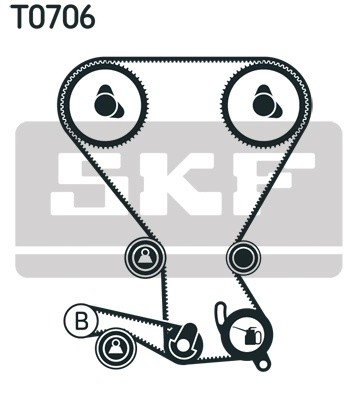 ремкомплект ГРМ!\ Hyundai SantaFe/Sonata/H1 2.4i G4JS 98-07 VKMA95959 SKF