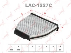MERCEDES BENZ W204/GLK-KLASSE X204/W211 E-KLASSE/W УГОЛЬНЫЙ LAC-1227C LYNXAUTO