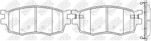 Колодки передние (HYUNDAI ACCENT III (MC), I20 (PB), KIA RIO II) PN0435 PN0435 NIBK