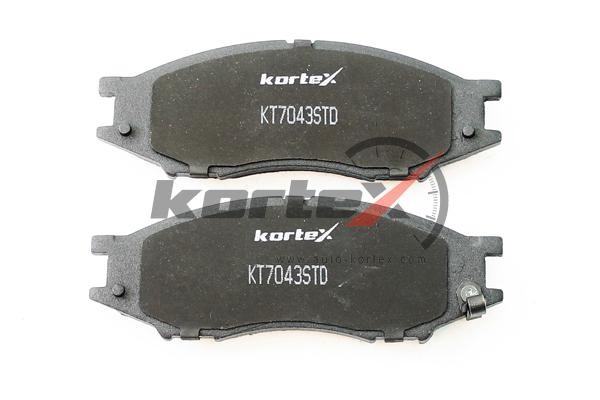 Колодки торм. NISSAN ALMERA CLASSIC (B10) 06- перед.к-т KT7043STD KT7043STD KORTEX