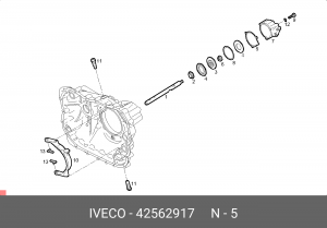 прокладка КПП!\MAN,DAF,RVI,IVECO ZF 42562917 IVECO